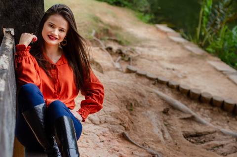 ensaio feminino Parque fazenda lagoa do nado luz natural'