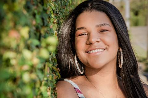 Ensaio feminino 15 anos ao ar livre'