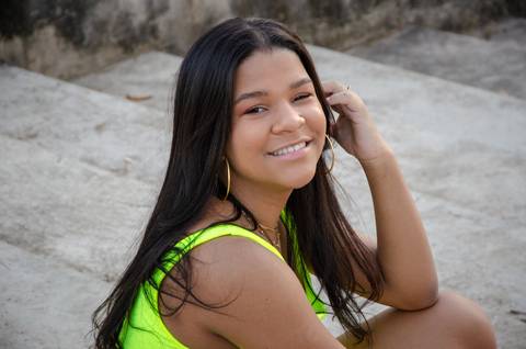 Ensaio feminino 15 anos ao ar livre'