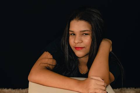 ensaio feminino 15 anos em estudio em belo horizonte'