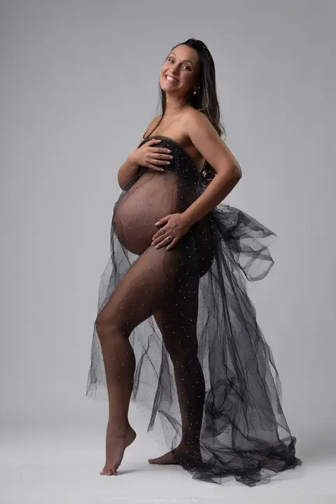 Ensaio de gestante estilo Boudoir (sensual)'