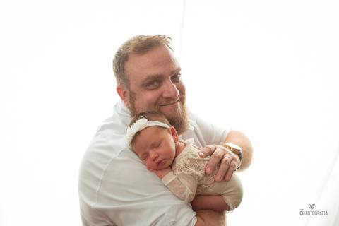 Newborn com os pais em Hortolândia '