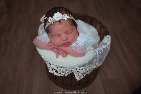 Newborn no balde'