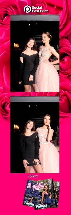 Espelho Mágico Interativo Sticker no lançamento da Revista Guia 15 anos na Fields em Florianópolis.'