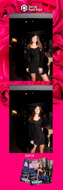 Espelho Mágico Interativo Sticker no lançamento da Revista Guia 15 anos na Fields em Florianópolis.'