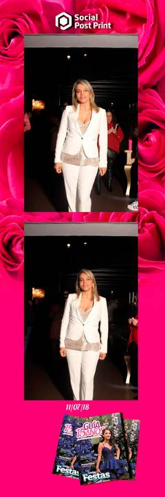 Espelho Mágico Interativo Sticker no lançamento da Revista Guia 15 anos na Fields em Florianópolis.'