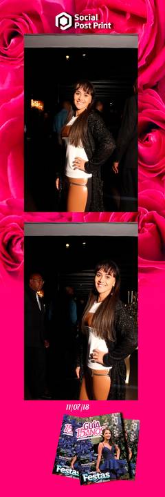 Espelho Mágico Interativo Sticker no lançamento da Revista Guia 15 anos na Fields em Florianópolis.'