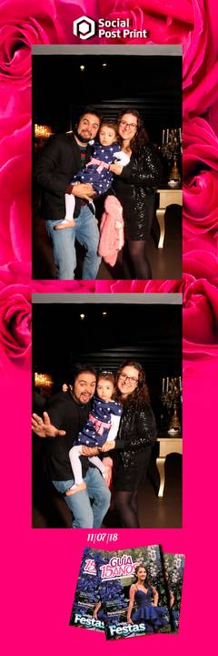 Espelho Mágico Interativo Sticker no lançamento da Revista Guia 15 anos na Fields em Florianópolis.'