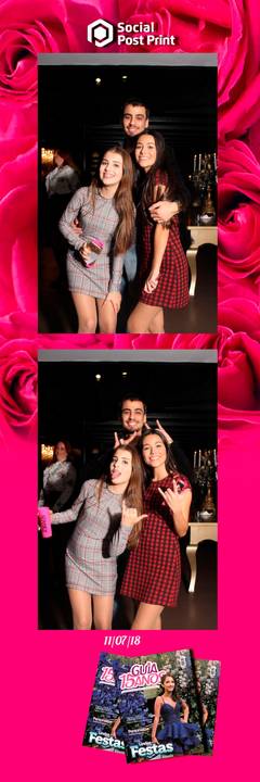 Espelho Mágico Interativo Sticker no lançamento da Revista Guia 15 anos na Fields em Florianópolis.'