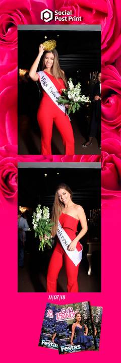 Espelho Mágico Interativo Sticker no lançamento da Revista Guia 15 anos na Fields em Florianópolis.'