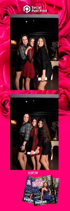 Espelho Mágico Interativo Sticker no lançamento da Revista Guia 15 anos na Fields em Florianópolis.'