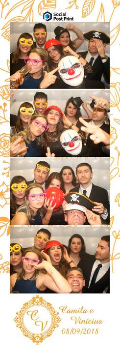 Convidados na Cabine de Fotos em Florianópolis'