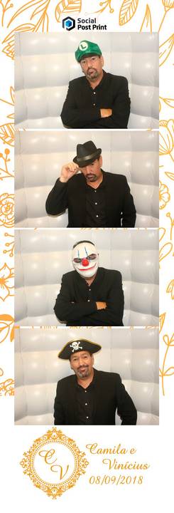 Convidados na Cabine de Fotos em Florianópolis'