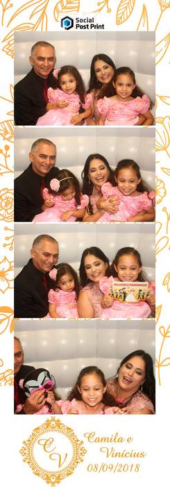 Convidados na Cabine de Fotos em Florianópolis'