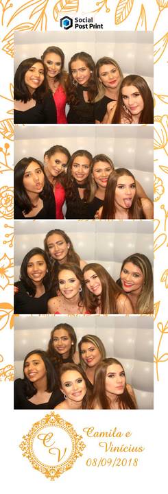 Convidados na Cabine de Fotos em Florianópolis'