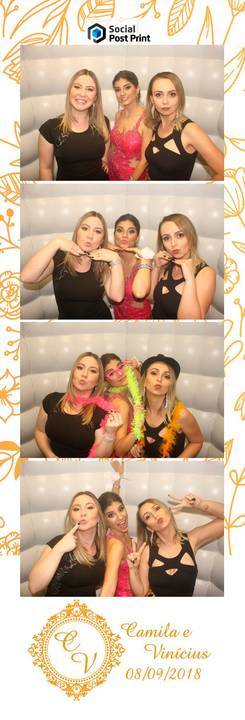 Convidados na Cabine de Fotos em Florianópolis'