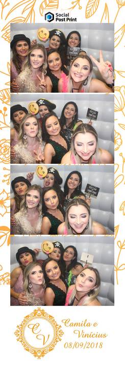 Convidados na Cabine de Fotos em Florianópolis'