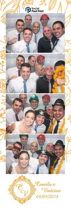 Convidados na Cabine de Fotos em Florianópolis'