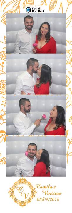 Convidados na Cabine de Fotos em Florianópolis'