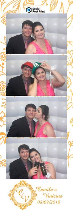 Convidados na Cabine de Fotos em Florianópolis'
