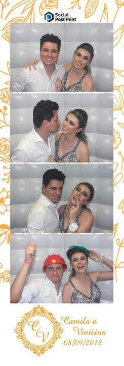 Convidados na Cabine de Fotos em Florianópolis'