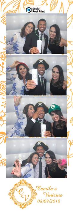 Convidados na Cabine de Fotos em Florianópolis'