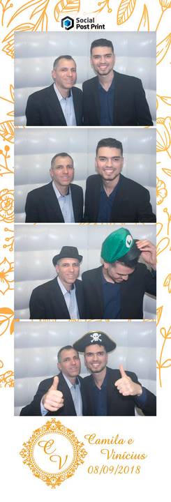 Convidados na Cabine de Fotos em Florianópolis'