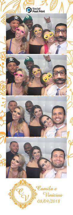 Convidados na Cabine de Fotos em Florianópolis'