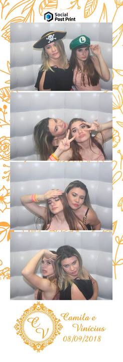 Convidados na Cabine de Fotos em Florianópolis'