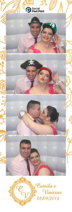 Convidados na Cabine de Fotos em Florianópolis'