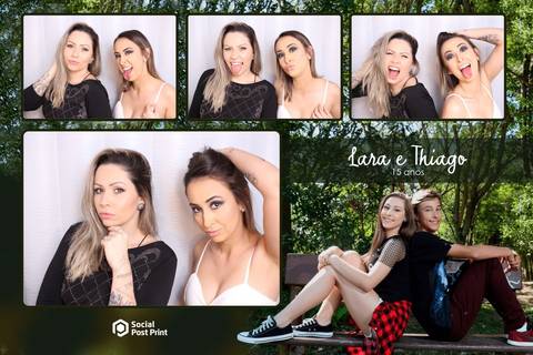 Cabine de Fotos Aniversário 15 Anos em Biguaçu'