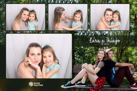 Cabine de Fotos Aniversário 15 Anos em Biguaçu 12'