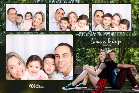 Cabine de Fotos Aniversário 15 Anos em Biguaçu 5'