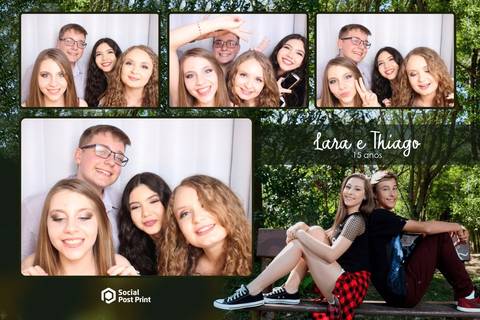 Cabine de Fotos Aniversário 15 Anos em Biguaçu 6'