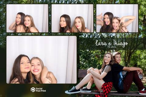 Cabine de Fotos Aniversário 15 Anos em Biguaçu 8'