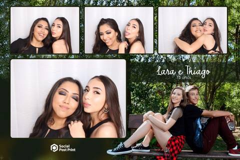 Cabine de Fotos Aniversário 15 Anos em Biguaçu 9'