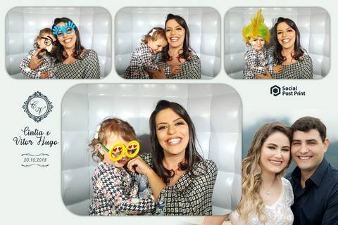 Cabine de Fotos Içara Casamento Cintia e Vitor Hugo'