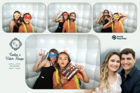 Cabine de Fotos Içara Casamento Cintia e Vitor Hugo'