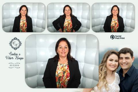 Cabine de Fotos Içara Casamento Cintia e Vitor Hugo'