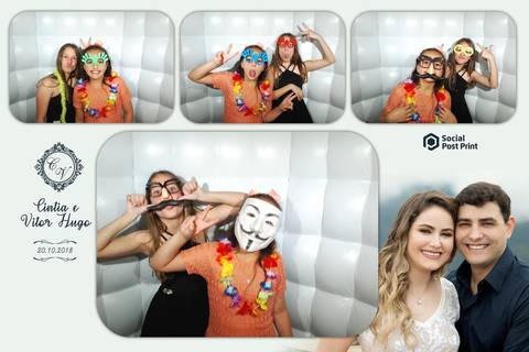 Cabine de Fotos Içara Casamento Cintia e Vitor Hugo'