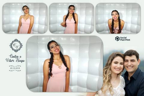 Cabine de Fotos Içara Casamento Cintia e Vitor Hugo'