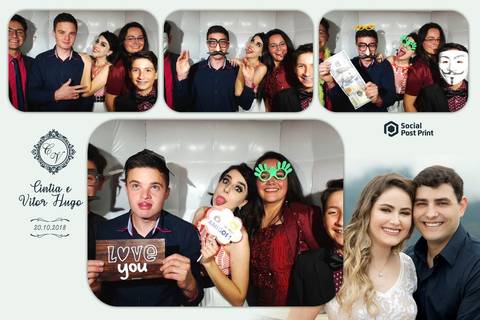Cabine de Fotos Içara Casamento Cintia e Vitor Hugo'