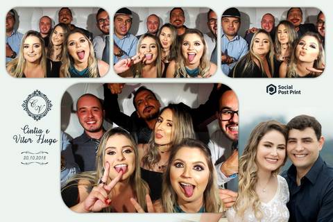 Cabine de Fotos Içara Casamento Cintia e Vitor Hugo'