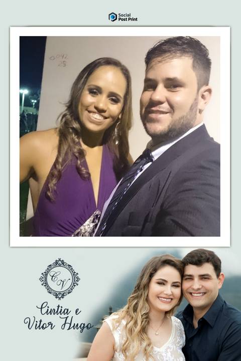 Insta Print Içara Casamento Cintia e Vitor Hugo'