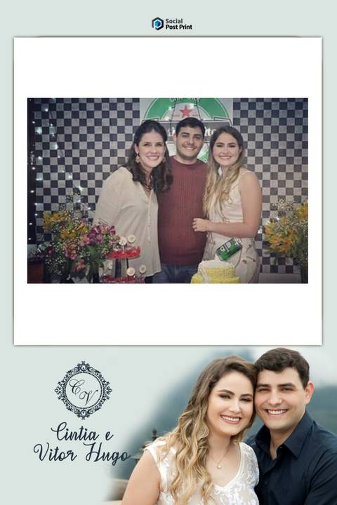 Insta Print Içara Casamento Cintia e Vitor Hugo'