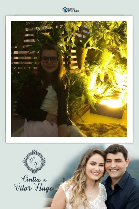 Insta Print Içara Casamento Cintia e Vitor Hugo'