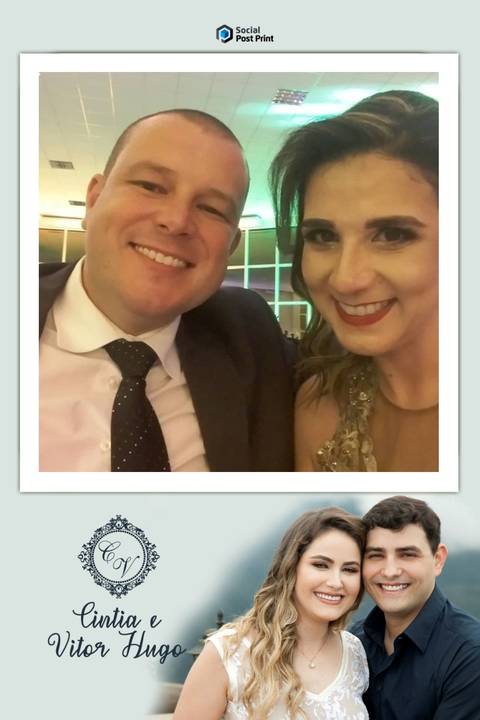 Insta Print Içara Casamento Cintia e Vitor Hugo'