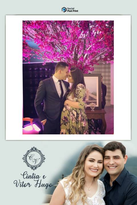Insta Print Içara Casamento Cintia e Vitor Hugo'