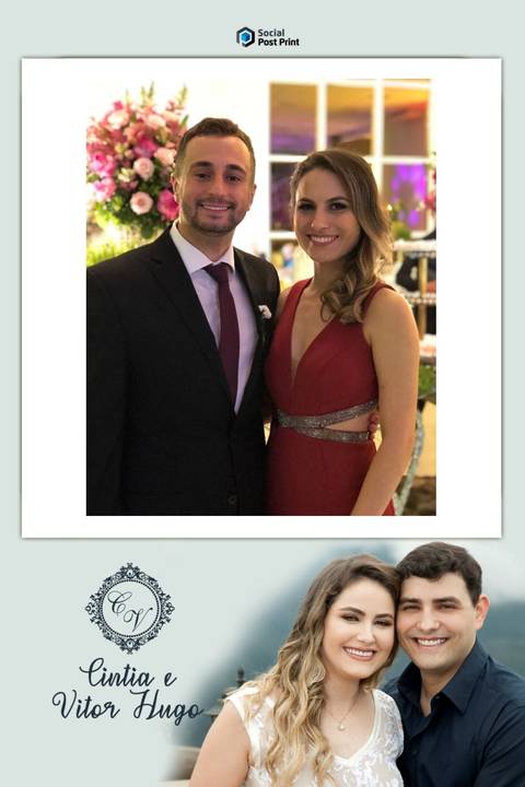 Insta Print Içara Casamento Cintia e Vitor Hugo'