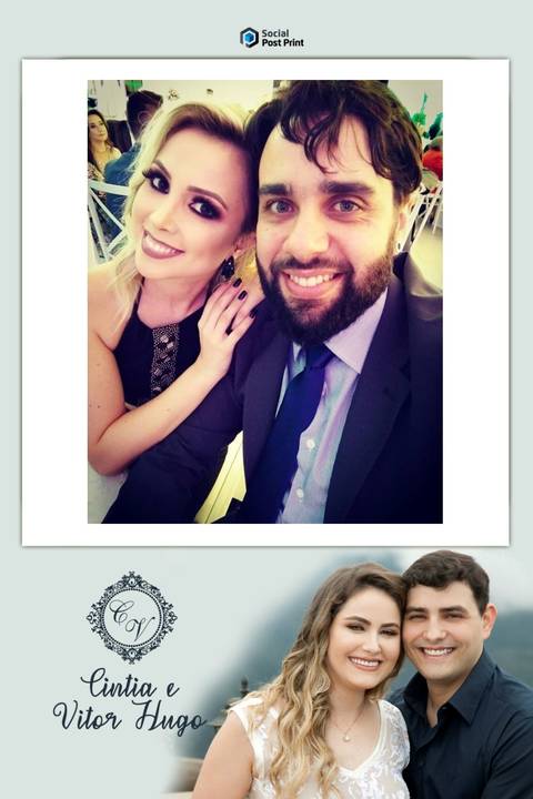 Insta Print Içara Casamento Cintia e Vitor Hugo'